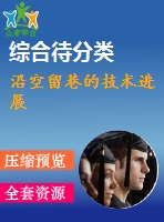 沿空留巷的技術進展